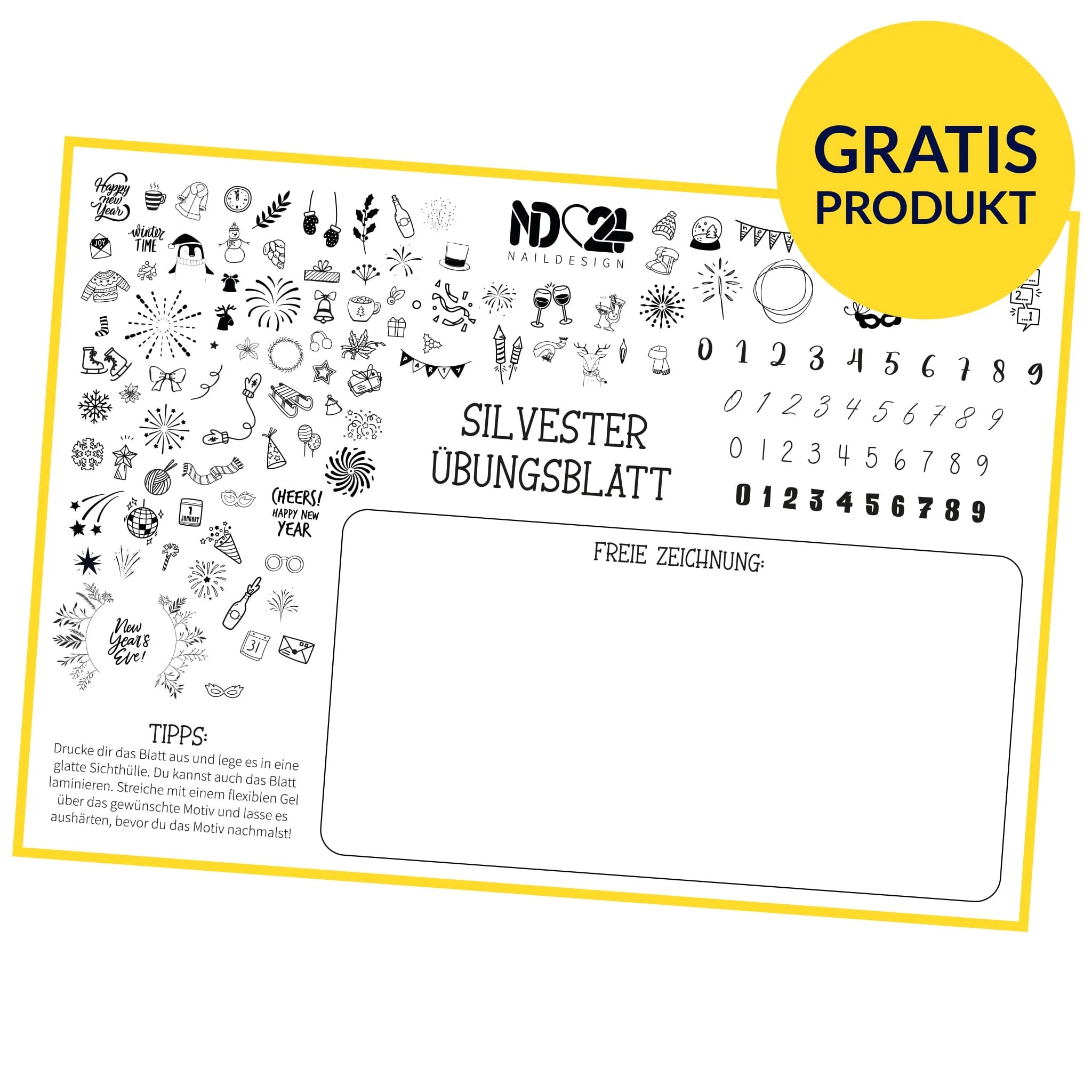 Free nail design practice sheet (25) Free nail design practice sheet (25)